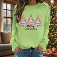 thumbnail image 4 of Yteetum Christmas Sweatshirts for Women Oversized Crewneck Chirstmas Graphic Print Pullover Hoodless Sweatshirts Tops Womens Casual Round Neck Funny Xmas Long Sleeve Sweatshirts Fall Winter Clothes, 4 of 6