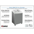 thumbnail image 6 of Dahle 50464 Oil-Free Paper Shredder w/Jam Protection, German Engineered, 24 Sheet Max, Level P-4 | O-3, 6 of 9