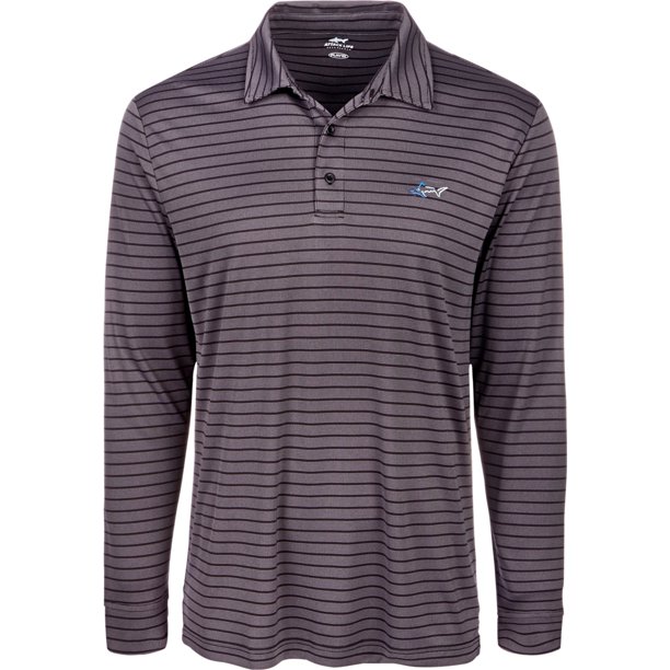Greg Norman - Polo de rugby para hombre, color negro, mediano Greg Norman polo, rugbi