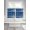 Navy Blue, variant on Navy Blue 2 Panel Kitchen Curtains for Small Windows, Vintage Modern Abstract Art Ombre Bathroom Tier Curtain, Short Window Treatment for Bedroom/Living Room 55"x24"