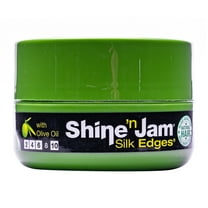 Shine 'n Jam® Silk Edges, Extra Firm Hold Unisex Hair Styling Gel, 2 oz., Moisturizing, Unisex