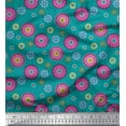 thumbnail image 1 of Soimoi Poly Georgette Fabric Flower Artistic Print Fabric by The Yard 52 Inch Wide, 1 of 3