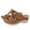 Brown, variant on Women's Summer Slippers Sandals with Arch Support Comfortable Lightweight Wedge Sandal Casual Slip on Slides Shoes