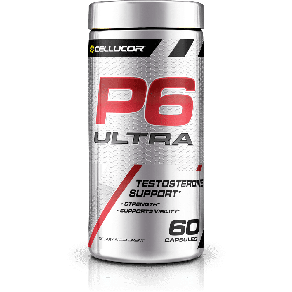 Cellucor P6 Ultra Testosterone Booster For Men, Build Strength Cellucor P6 Ultra Testosterone Booster For Men, Build Strength