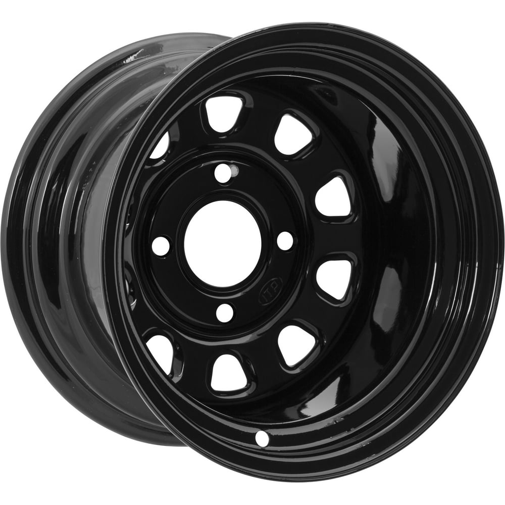 ITP 1222565014 DELTA STEEL WHEEL 12X7 4/156 4+3 BLACK 12MM