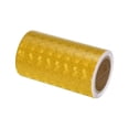 thumbnail image 1 of Unique Bargains Reflective Tape, 4' x 10 Ft Waterproof High Visibility Warning Safety Tape, Yellow, 1 of 6