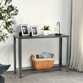 thumbnail image 4 of Console Entryway Vestibule Sofa Side Table W/ Storage Shelf, 4 of 8