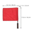 thumbnail image 2 of RUNROTOO 8pcs Football Penalty Flags Hand Signal Flags Portable Durable Polyester Cotton Cheering Training Sessions, 2 of 8