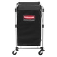 thumbnail image 2 of Carro Plegable Rubbermaid Executive X-Cart, 150 L (4 Bushels), Negro/Plata, 2 of 10