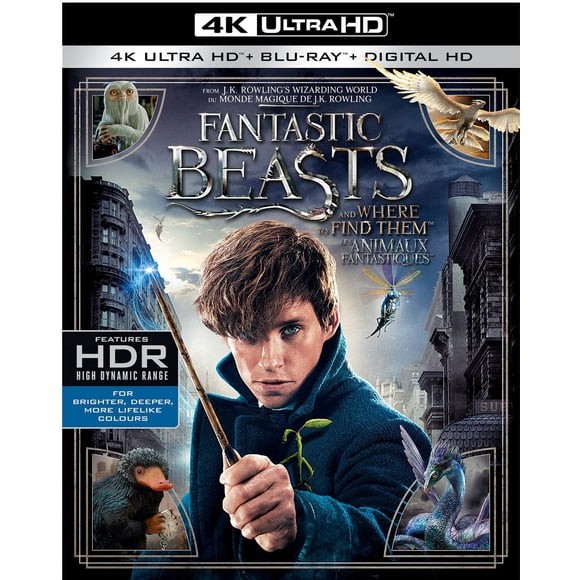 Fantastic Beasts And Where To Find Them (4K Ultra HD + Blu-ray + Digital HD) (Bilingual)