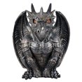 thumbnail image 1 of Guardian Winged Red Eye Standing Dragon Gargoyle Candle Holder Statue Figurine, 1 of 1