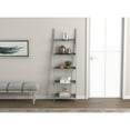 thumbnail image 3 of Safdie & Co. Wall Shelf 70H Light Grey 5 Tier With Borders, 3 of 4