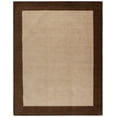 thumbnail image 2 of Safavieh Himalaya Cenric Solid Wool Area Rug, Beige/Dark Brown, 8'9" x 12', 2 of 11