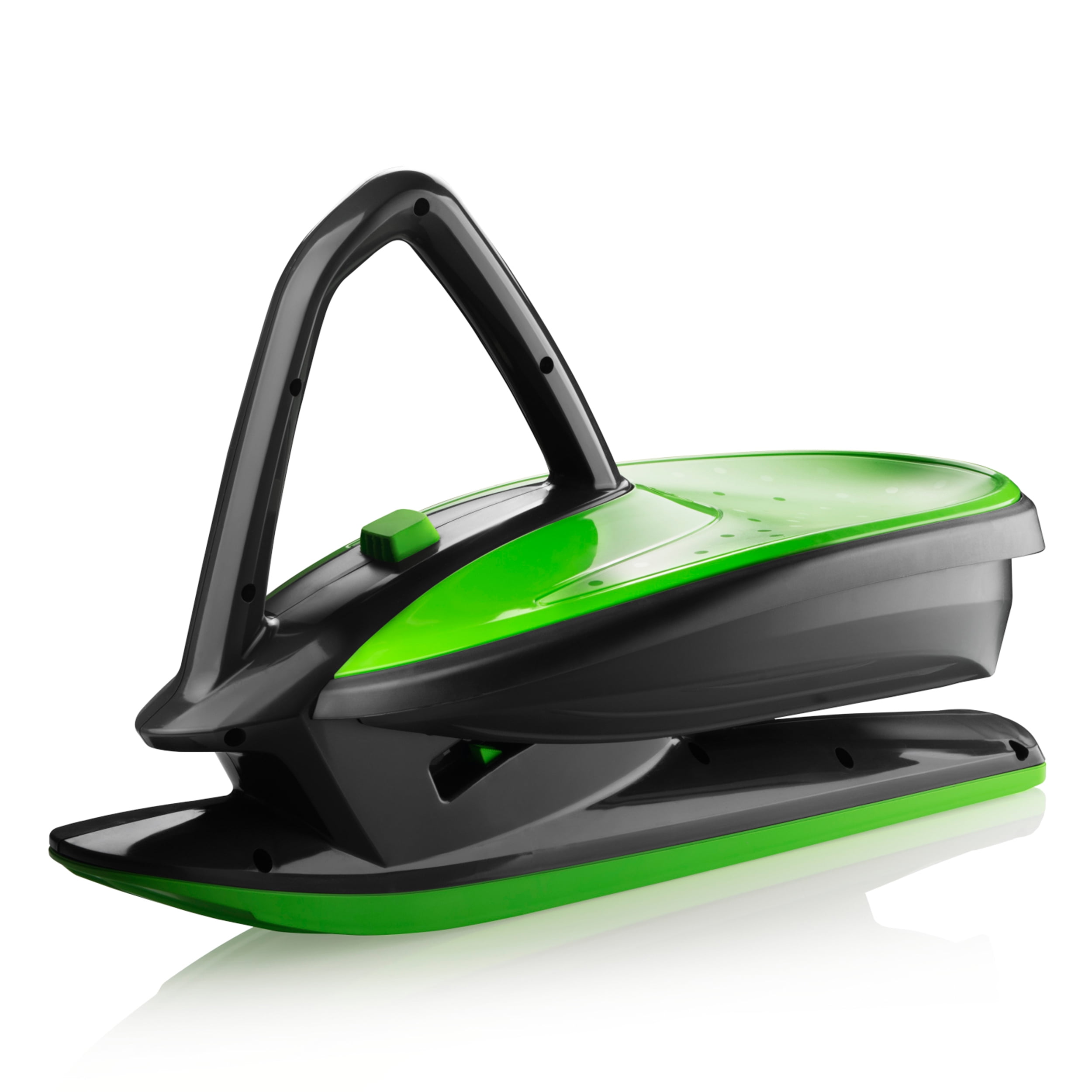 Skidrifter Slope Racer Ski Sled for Kids and Adults with Manual Stability Program Button by Gizmo Riders Mystic Green by Plastkon