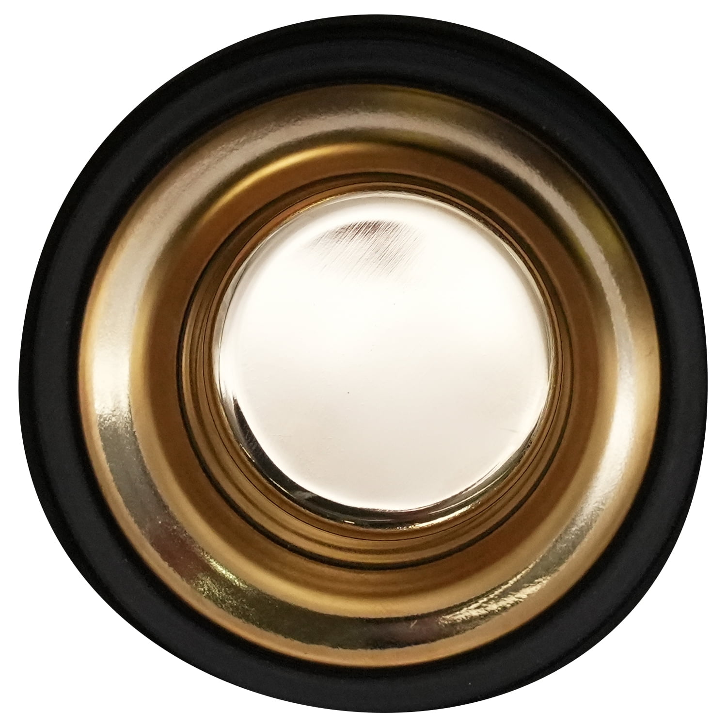Westbrass Replacement Waste Disposal Stopper with Brass Cap, Polished Brass