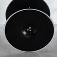 thumbnail image 6 of Round Dining Table, 31.5" Black Tulip Table Mid-Century Dining Table for 2-4 People with Round MDF Table Top, Pedestal Dining Table, End Table Leisure Coffee Table, 6 of 7