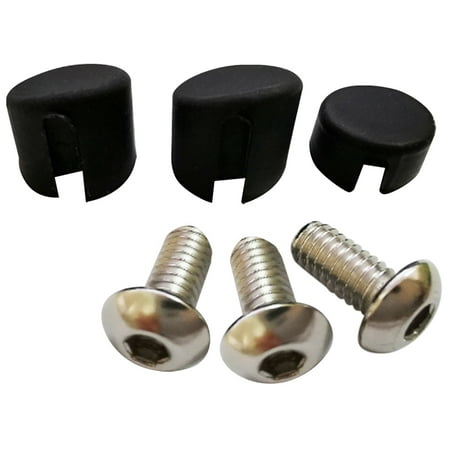 

1Set Scooter Rear Back Fender Mudguard Screw Rubber Cap Screw Plug Cover for M365 Electric Scooter Parts(Black)