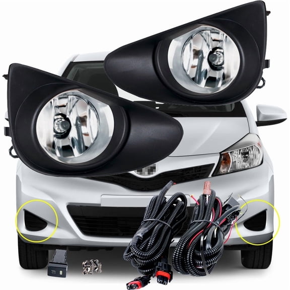 for Toyota Yaris L/LE Hatchback 2012 ~ 2014 /Vitz 2013 2014 Fog Light Full Set