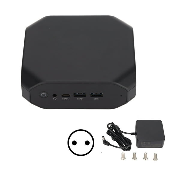 Mini PC 16GB+512G 2.3G Main Frequency Fast Transmission Micro Gaming Computer for Win 11 Home System 100V to 240V