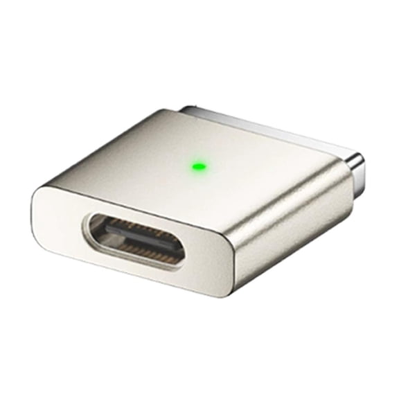 100W Magnetic Charging Adapter for MacBook 15 inch, Fast Auto Aligning Power Connector with LED Indicator, Aluminum Alloy Durable Safe Charger Compatible with A1398 A1424 MC976 MD506 ME665