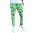 thumbnail image 1 of Zszcpp Work Pants Men Cashew Printing Pocket Washed Bunch Of Foot Street Style Plain Sports Trousers Casual Trouser, 1 of 4