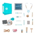 thumbnail image 1 of Kit de Jeu de Simulation en Bois pour Enfants, Jeu Interactif Parent-Enfant, 1 of 8