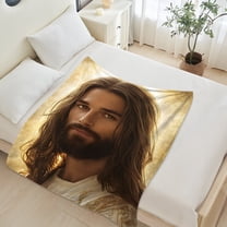 JML Fleece Throw Blanket for Easter - Soft Printed Throw Blanket, Fuzzy Blankets & Throws 40x50 Inches