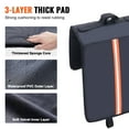thumbnail image 3 of VEVOR Tailgate Bike Pad, 53" Truck Tailgate Pad Carry 5 Mountain Bikes, Tailgate Protection Pad with Reflective Strips and Tool Pockets, Tailgate Pad with Camera Opening for Mid-Size Pickup Trucks, 3 of 9