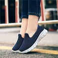 thumbnail image 4 of YOURDIARY Women's Slip On Loafers Comfort Low Vamp Casual Walking Shoes, Breathable Lightweight Wide Width Memory Foam Sole Sneakers, 4 of 7