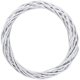 thumbnail image 3 of Party Xmas Blank Ornament Vine Natural Christmas Decoration Wicker Wreath Rattan Ring White Garland, 3 of 5