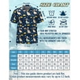 thumbnail image 4 of Netecom Pelican Fish Hawaiian Shirt for Men, Vintage Style, Button Down Summer Beach Short Sleeve, S-5XL, 4 of 6