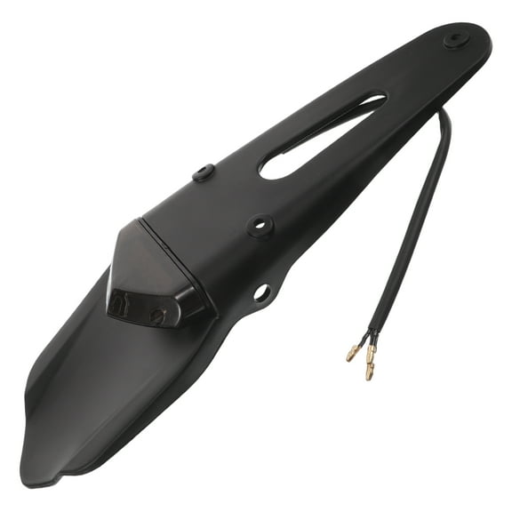 KONTONTY Universal Motorcycle Rear LED Brake Tail Light with License Plate Light for Safe Night Riding 3.5 Inch