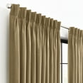 thumbnail image 3 of Waverly Serendipity Pinch Pleat Light-Filtering Window Panel, 50" X 84", Linen, 3 of 5
