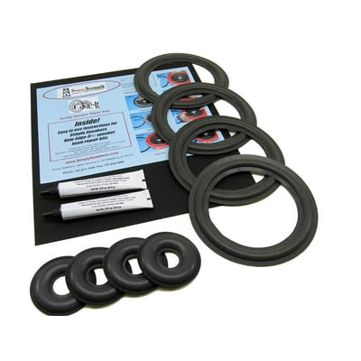 Recone Kit Kef Parts Audio Parts Kef B110 Rubber Surrounds Repair Kit