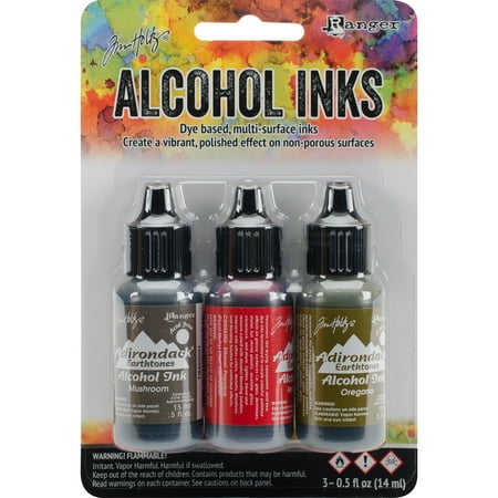UPC: 0789541020707 | Tim Holtz Alcohol Ink .5oz 3/Pkg-Tuscan Garden-Red Peppr/Mushroom/Oregano