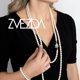 thumbnail image 2 of Set Collar Triple Aretes Pulsera Zvezda Plata 0.925 Mujer crema Unitalla, 2 of 4