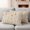 Light Pink Beige, variant on Christmas Tree Outdoor Waterproof Pillow Covers, Winter Xmas Pine Leaf Snowflake Black Decorative Square Throw Pillowcase Sofa Cushion Sham for Patio/Couch/Chair, 20"x20" 2 Pack
