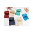 thumbnail image 6 of INSPIRE CHIC Women Shawls and Wraps for Evening Dresses Bling Sparkly Shiny Shimmer Dressy for Wedding Party Blue(Silver) 74.8"x17.7"(LxW), 6 of 6