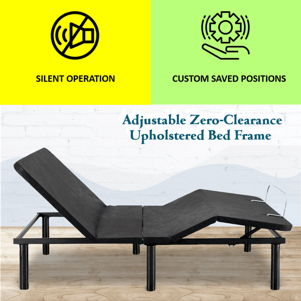 Naomi Home Serenity Adjustable Queen Bed Frame, Head & Foot Incline