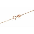 thumbnail image 2 of 14K solid rose pink gold 0.6mm box chain necklace 18", 2 of 4