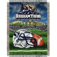 thumbnail image 2 of LHM NCAA Brigham Young Cougars Acrylic Tapestry Throw, 48 x 60 in., 2 of 2