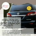 thumbnail image 2 of Car Window Decals for Women Smiley Wink Face Stickers Happy Vinyl Art 7x6.5-Inch Glossy Yellow, 2 of 7