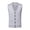 Grey, variant on Men's Autumn Winter V Neck Button Wool Blend Sweater Vest Collarless Sleeveless Pullover for Casual Wear