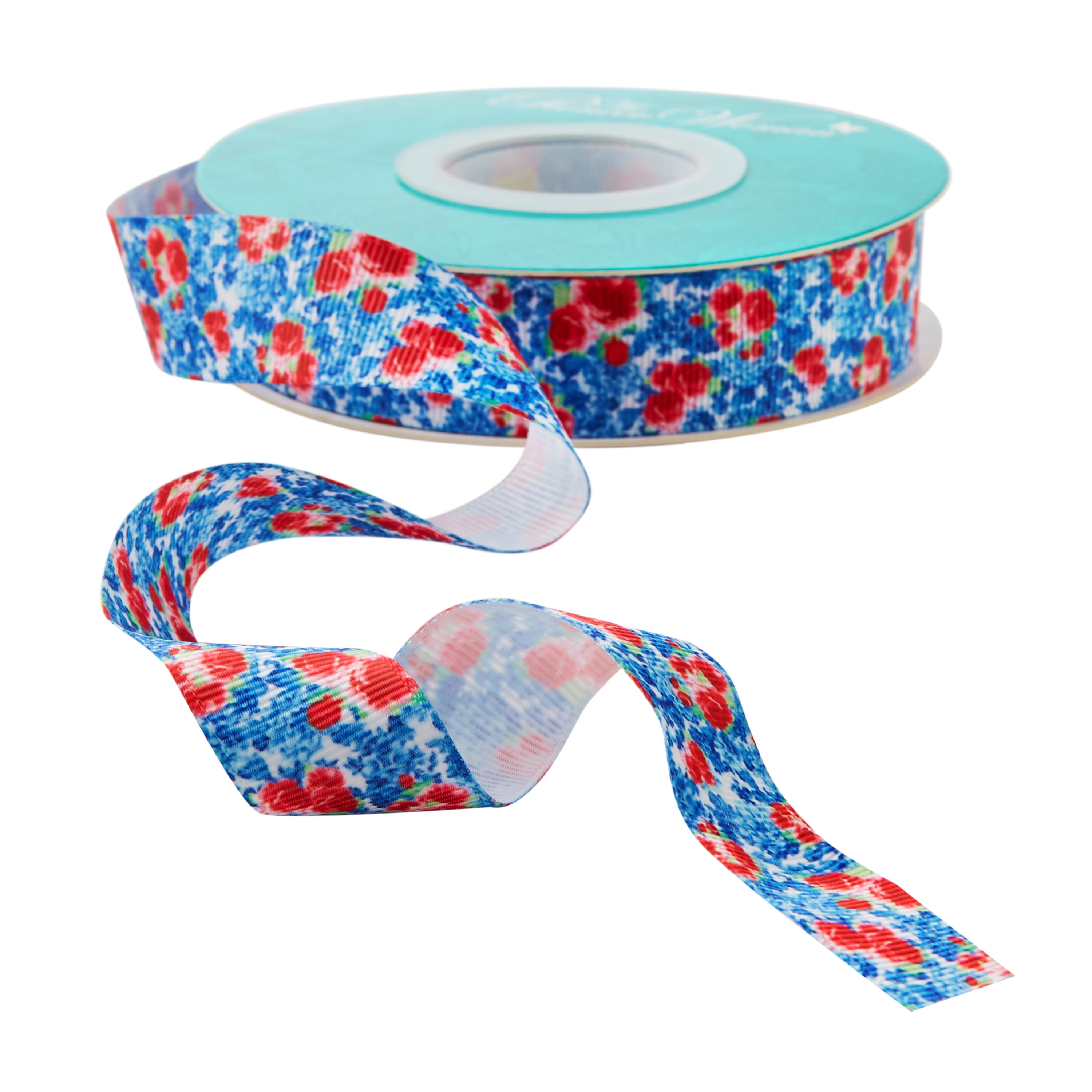 The Pioneer Woman Heritage Floral Ribbon Bundle, 7/8 inch x 75 Yards, Size: 7/8 inch Wide