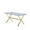 Gold, variant on Best Master Furniture Timber 63" Modern Stainless Steel Dining Table in Silver