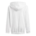 thumbnail image 7 of Arlun Womens Zip up Hoodies Oversized Loose Comfortable Workout Hooded Sweatshirts Long Sleeve Lightweight Solid Color Casual Hooded Jackets with Pockets White XL, 7 of 7