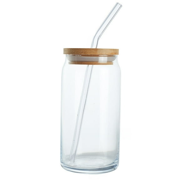 Shoreew Color Changing Glass Cups with Lids Straws 16/20oz Cartoon Summer Iced Coffee Cold Tumbler Personalized Glass Drink Container