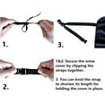 thumbnail image 3 of Car Windshield Snow Cover Protects Windshield and Wipers from Snow, Ice and Frost - Firmly Stays in Place with Strong Straps and Magnetic Grip. One Size Fits ALL Cars, SUVs, Trucks & Vans (70''x50''), 3 of 7
