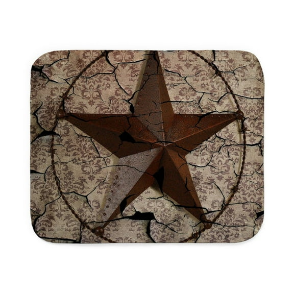 CafePress - Rustic Texas Lone Star - Sherpa Fleece Throw Blanket 60" x 50"