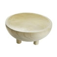 thumbnail image 4 of veasfak Footed Bowl Countertop Dessert Display Stand for Home Decor Entryway Kitchen wood, 4 of 9